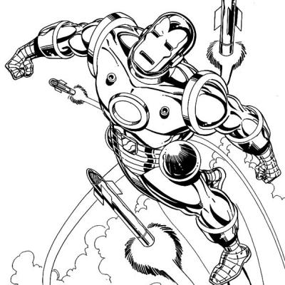 Ourcoloringpage Iron Man 4