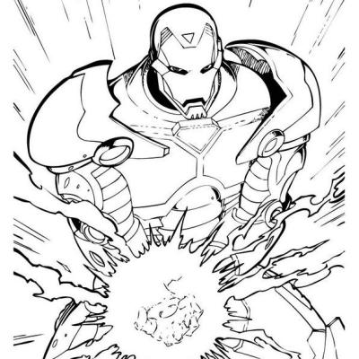 Ourcoloringpage Iron Man 55