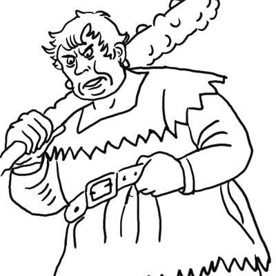Ourcoloringpage Jack Beanstalk 14