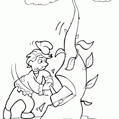 Ourcoloringpage Jack Beanstalk 16