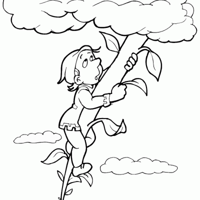 Ourcoloringpage Jack Beanstalk 17