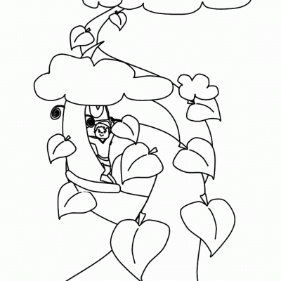 Ourcoloringpage Jack Beanstalk 1