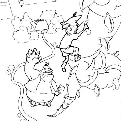 Ourcoloringpage Jack Beanstalk 25