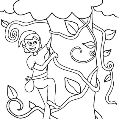 Ourcoloringpage Jack Beanstalk 5