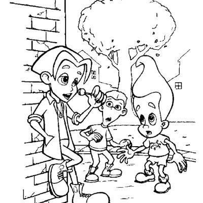 Ourcoloringpage Jimmy Neutron 15