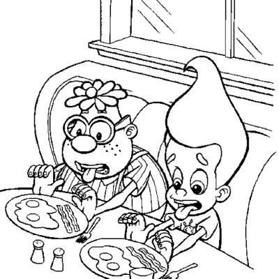Ourcoloringpage Jimmy Neutron 17