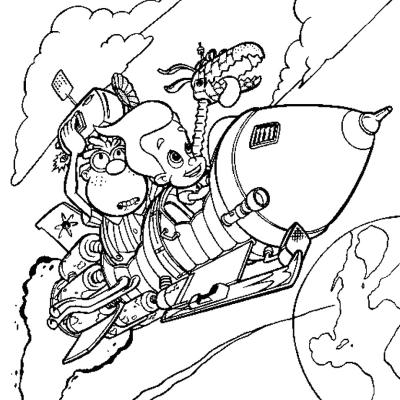 Ourcoloringpage Jimmy Neutron 1