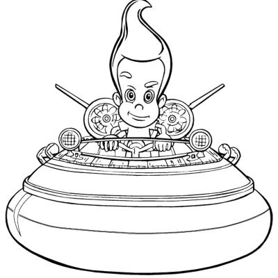 Ourcoloringpage Jimmy Neutron 21