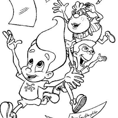 Ourcoloringpage Jimmy Neutron 29