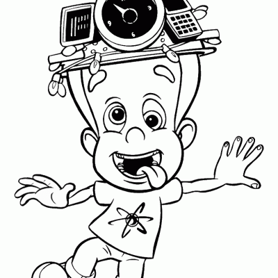 Ourcoloringpage Jimmy Neutron 2