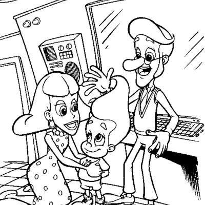 Ourcoloringpage Jimmy Neutron 31