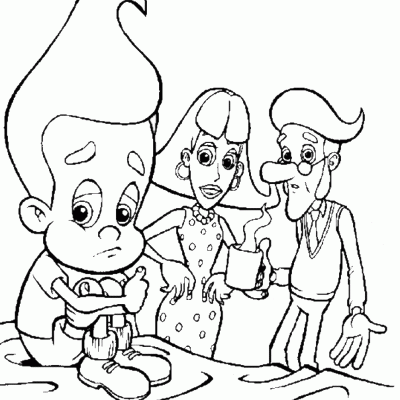 Ourcoloringpage Jimmy Neutron 3