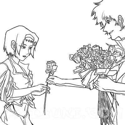Ourcoloringpage Cowboy Bebop4