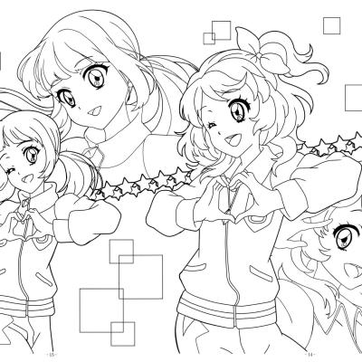 Ourcoloringpage Aikatsu 13