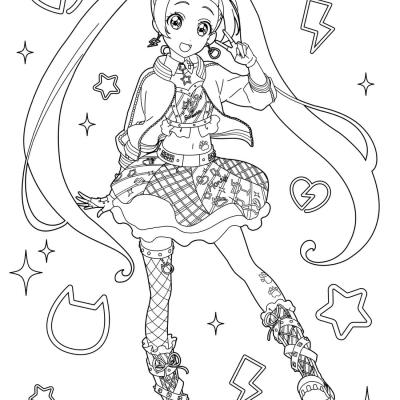 Ourcoloringpage Aikatsu 1