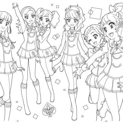 Ourcoloringpage Aikatsu 3