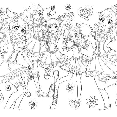 Ourcoloringpage Aikatsu 5