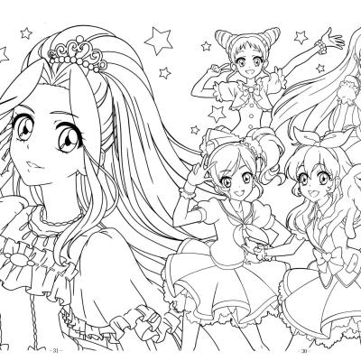 Ourcoloringpage Aikatsu 7