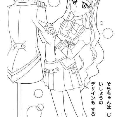 Ourcoloringpage Aikatsu 8