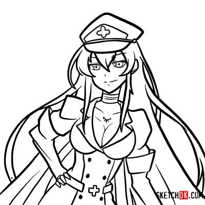 Ourcoloringpage Akame Ga Kill 12