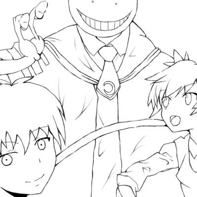 Ourcoloringpage Assassination Classroom 13