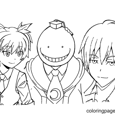 Ourcoloringpage Assassination Classroom 1