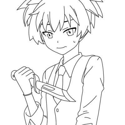 Ourcoloringpage Assassination Classroom 5