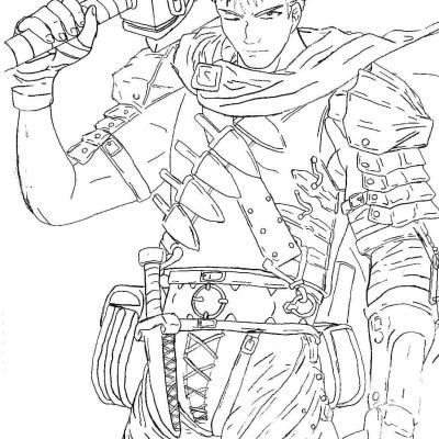 Ourcoloringpage Berserk 4