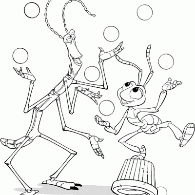 Ourcoloringpage Bugs Life 4