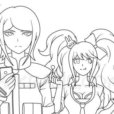 Ourcoloringpage Danganronpa 4