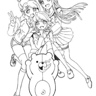 Ourcoloringpage Danganronpa 9
