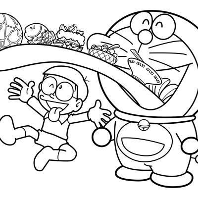 Ourcoloringpage Doraemon 10