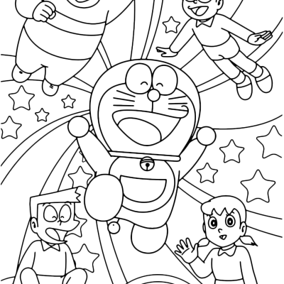 Ourcoloringpage Doraemon 8