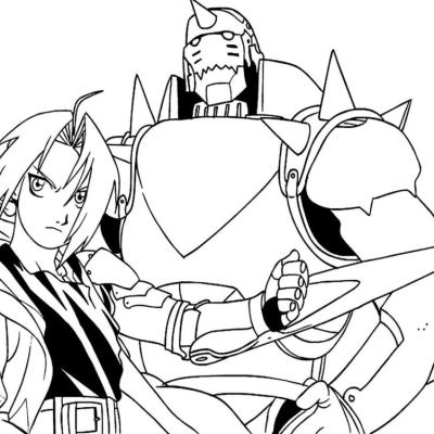 Ourcoloringpage Full Metal Alchemist10