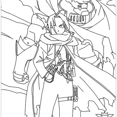 Ourcoloringpage Full Metal Alchemist13
