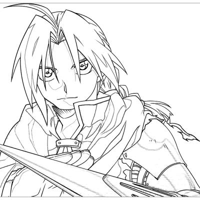 Ourcoloringpage Full Metal Alchemist15