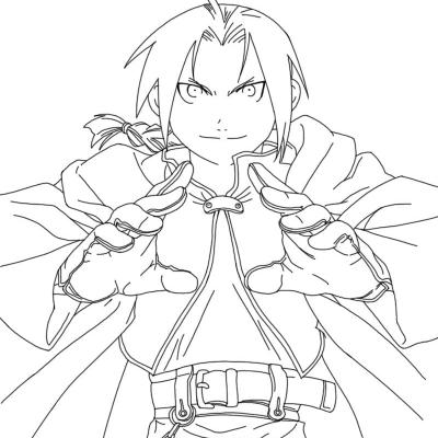Ourcoloringpage Full Metal Alchemist16