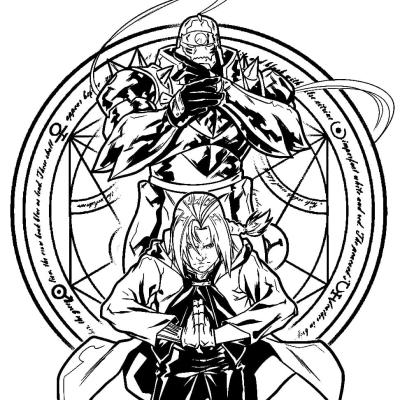 Ourcoloringpage Full Metal Alchemist17