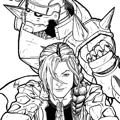Ourcoloringpage Full Metal Alchemist18