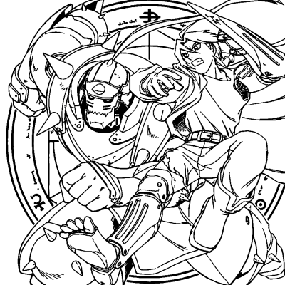 Ourcoloringpage Full Metal Alchemist19