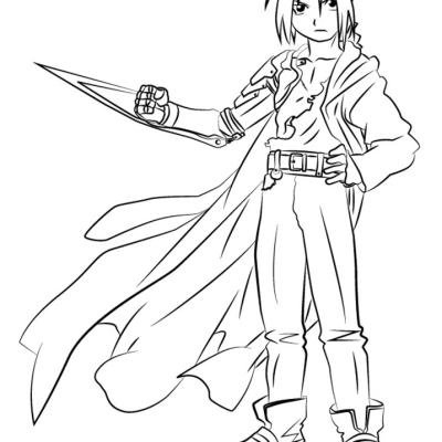 Ourcoloringpage Full Metal Alchemist20