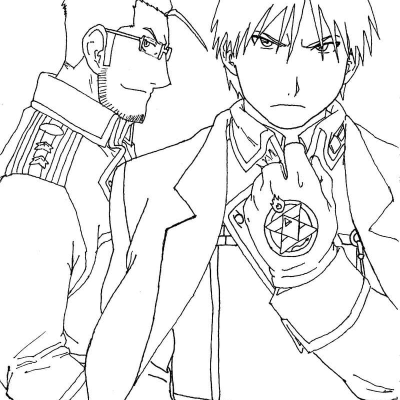 Ourcoloringpage Full Metal Alchemist22