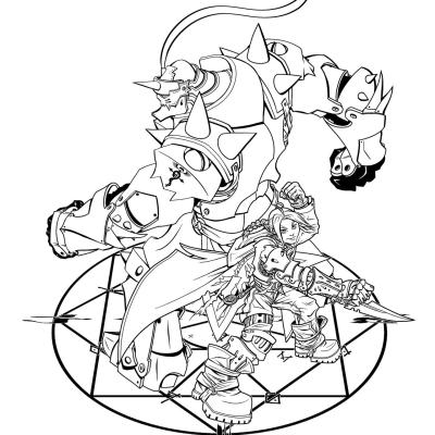 Ourcoloringpage Full Metal Alchemist23