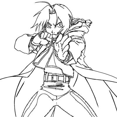 Ourcoloringpage Full Metal Alchemist25