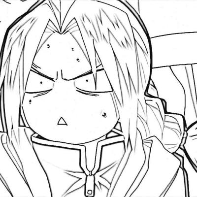 Ourcoloringpage Full Metal Alchemist28