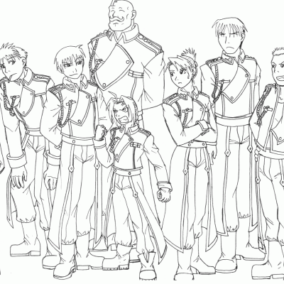 Ourcoloringpage Full Metal Alchemist29