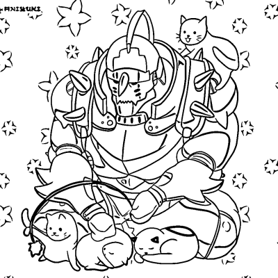 Ourcoloringpage Full Metal Alchemist2