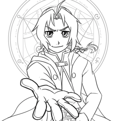 Ourcoloringpage Full Metal Alchemist32
