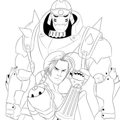 Ourcoloringpage Full Metal Alchemist5