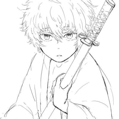 Ourcoloringpage Gintama10